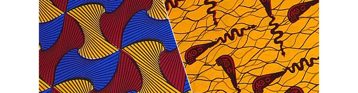 Yellow Santana & Red Bottle Opener print fabric